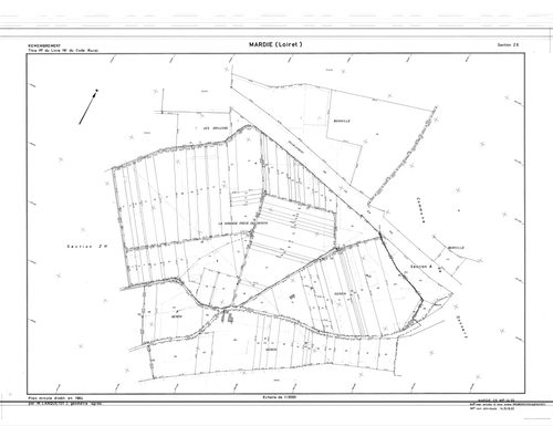 Mardié - Sections
