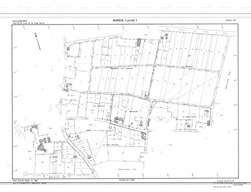 Mardié - Sections