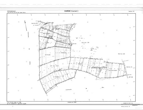 Mardié - Sections