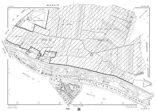 Mardié - Sections