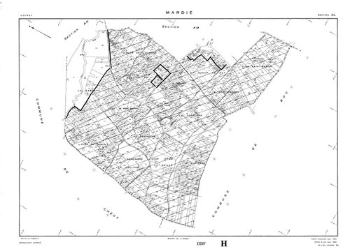 Mardié - Sections