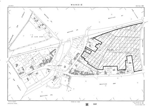 Mardié - Sections