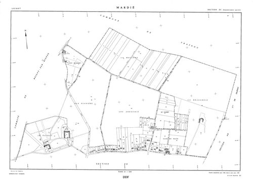 Mardié - Sections