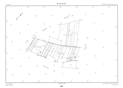 Mardié - Sections