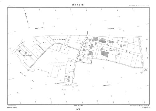Mardié - Sections