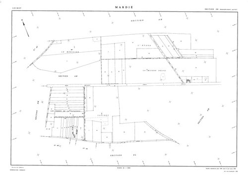 Mardié - Sections