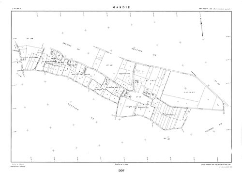 Mardié - Sections