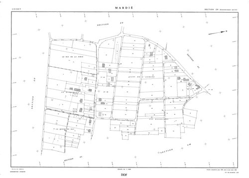 Mardié - Sections