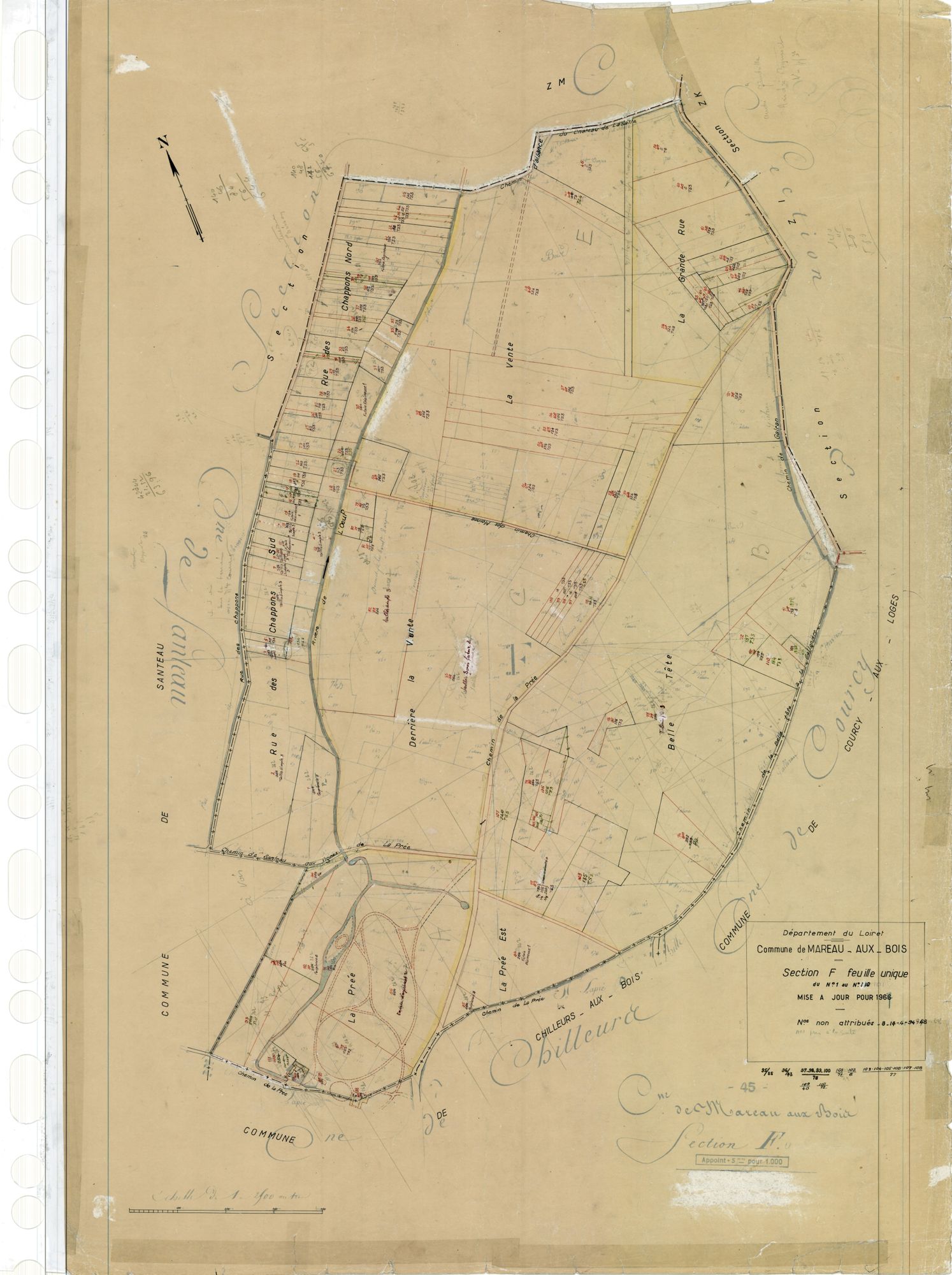 Mareau-aux-Bois - Sections