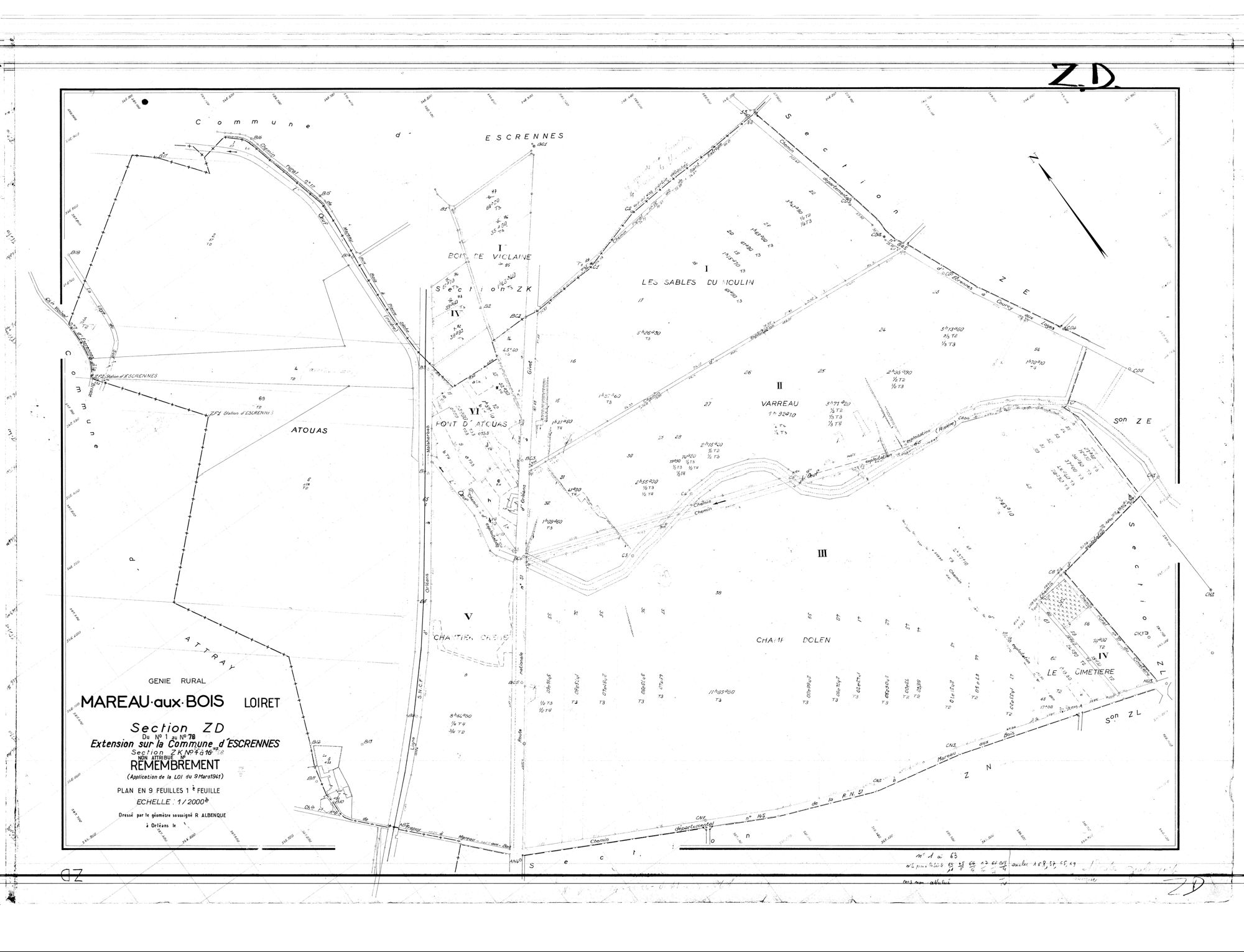 Mareau-aux-Bois - Sections
