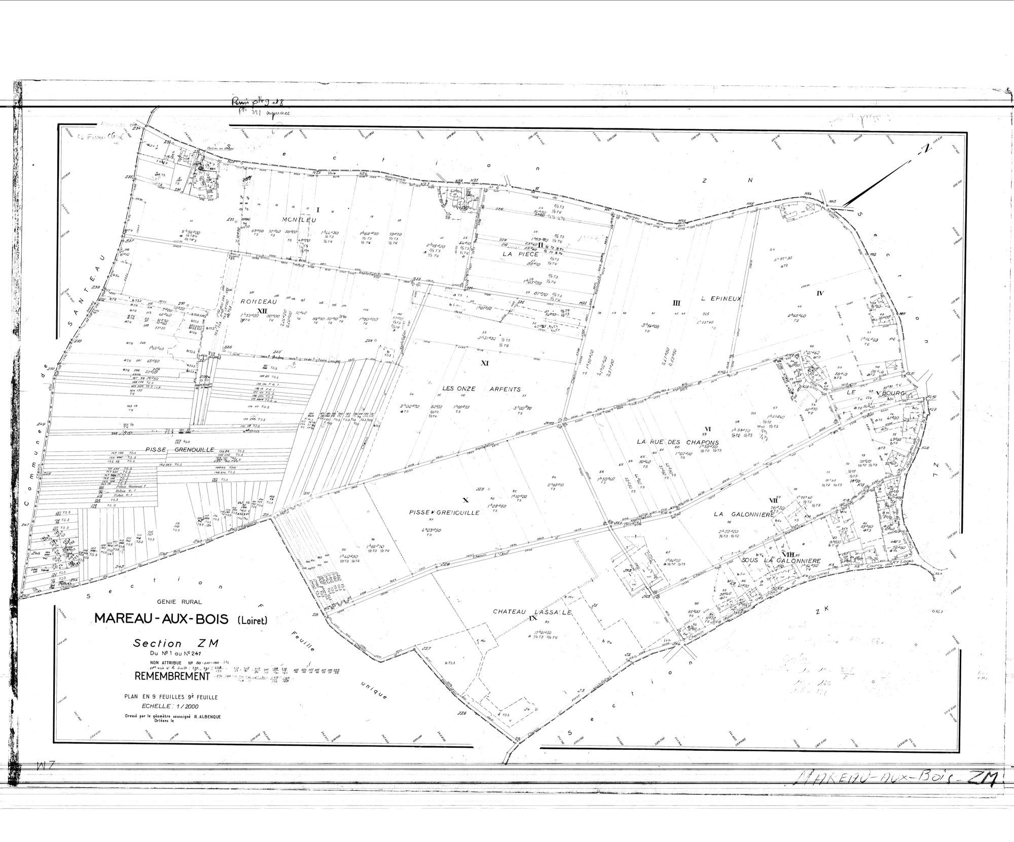 Mareau-aux-Bois - Sections