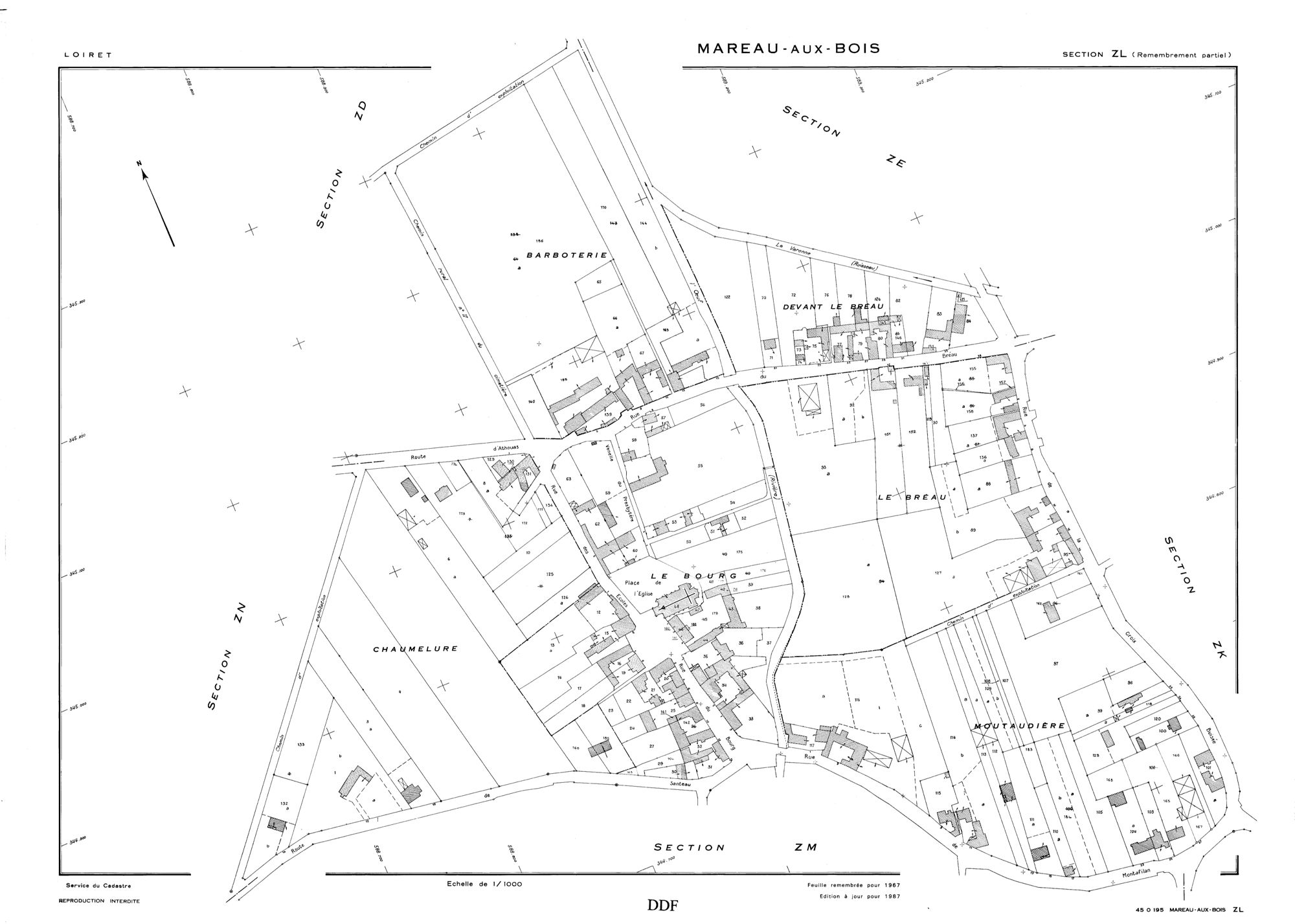 Mareau-aux-Bois - Sections