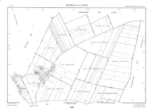 Mareau-aux-Bois - Sections
