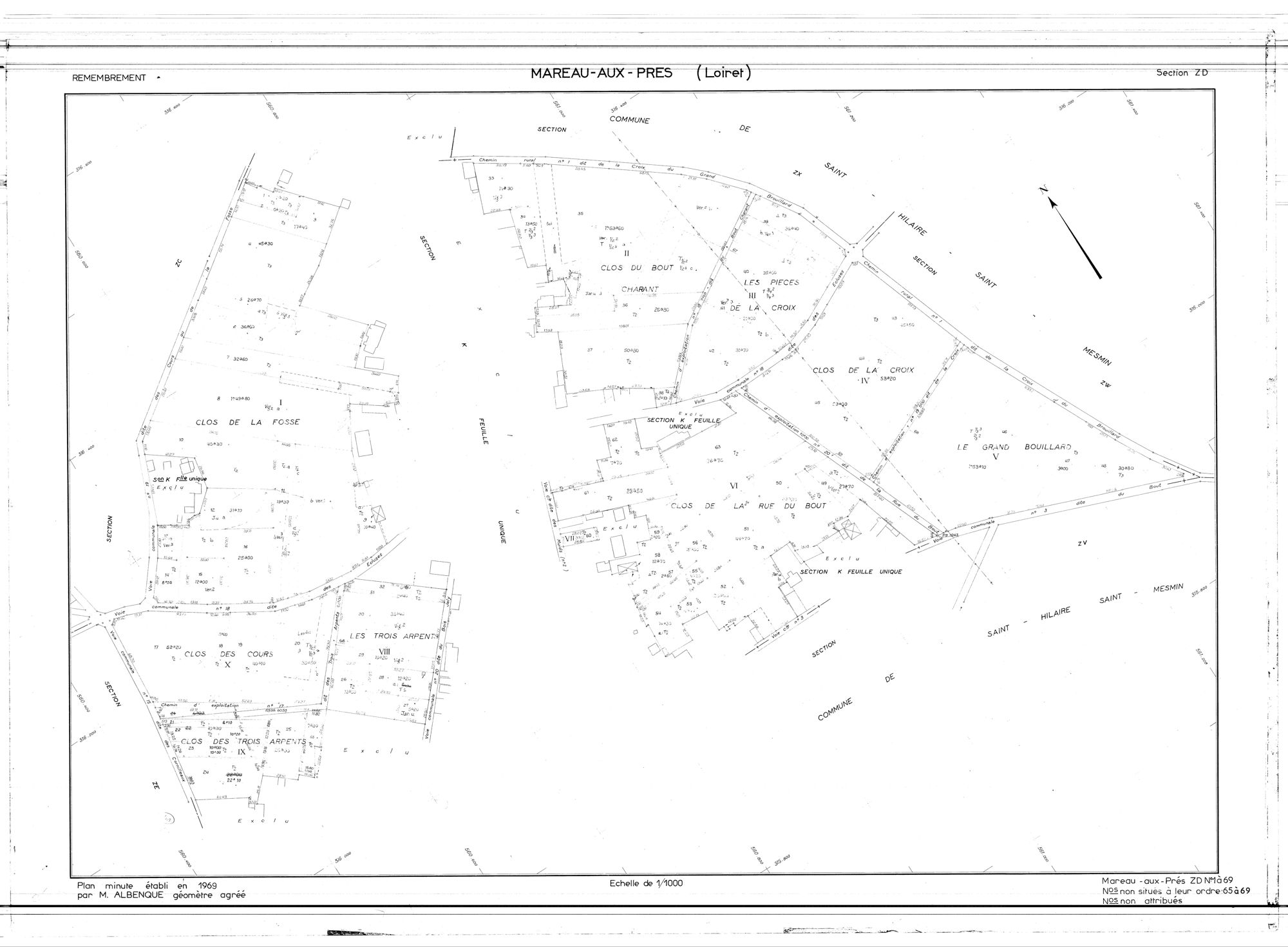 Mareau-aux-Prés - Sections
