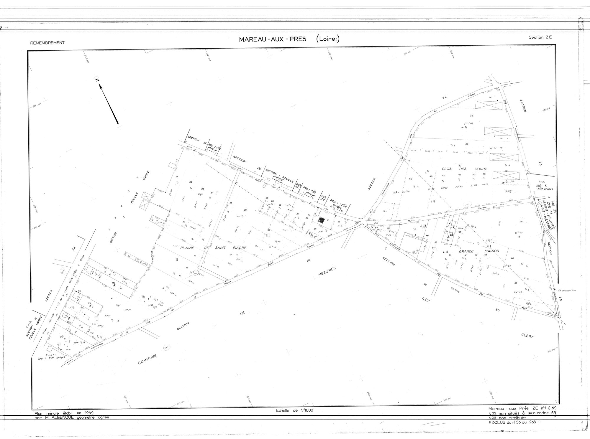 Mareau-aux-Prés - Sections
