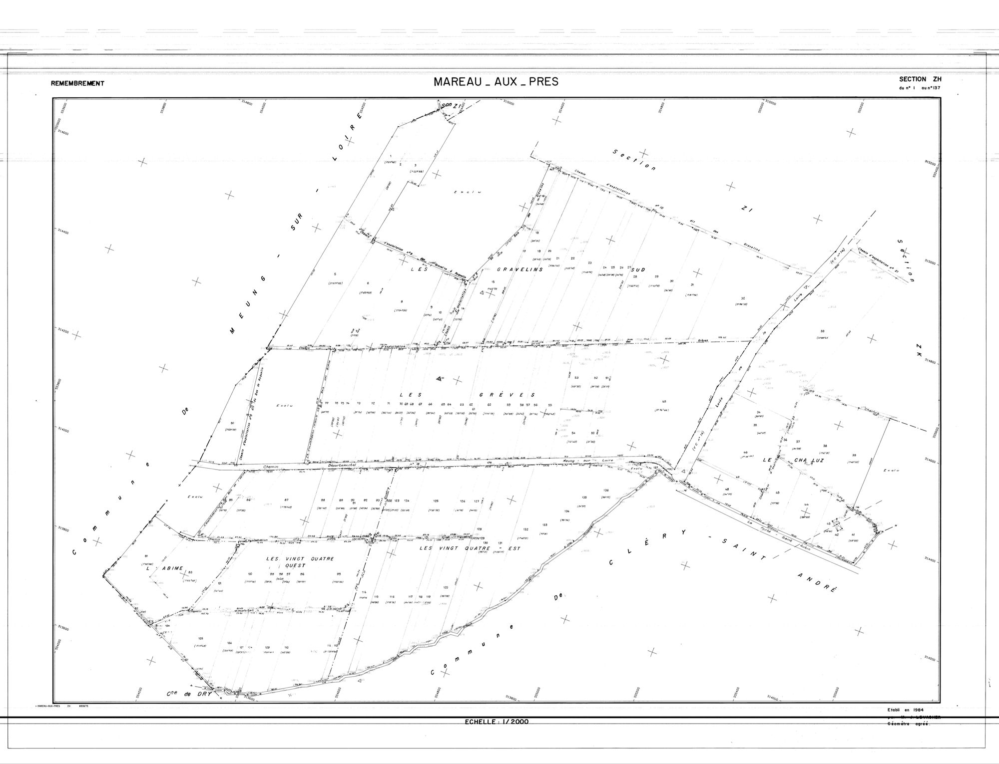 Mareau-aux-Prés - Sections