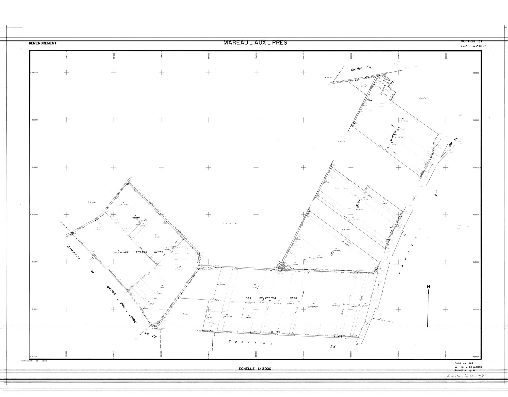 Mareau-aux-Prés - Sections