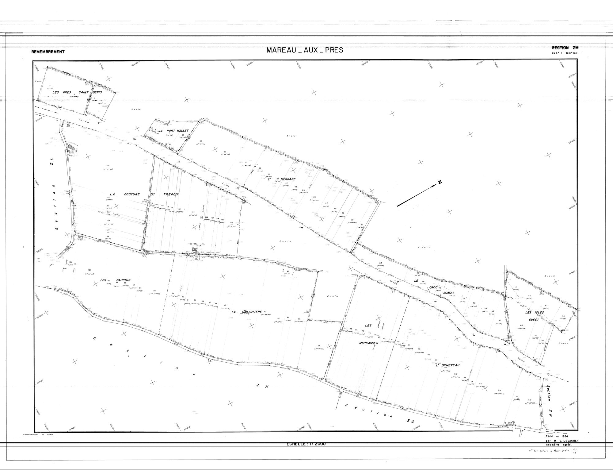 Mareau-aux-Prés - Sections