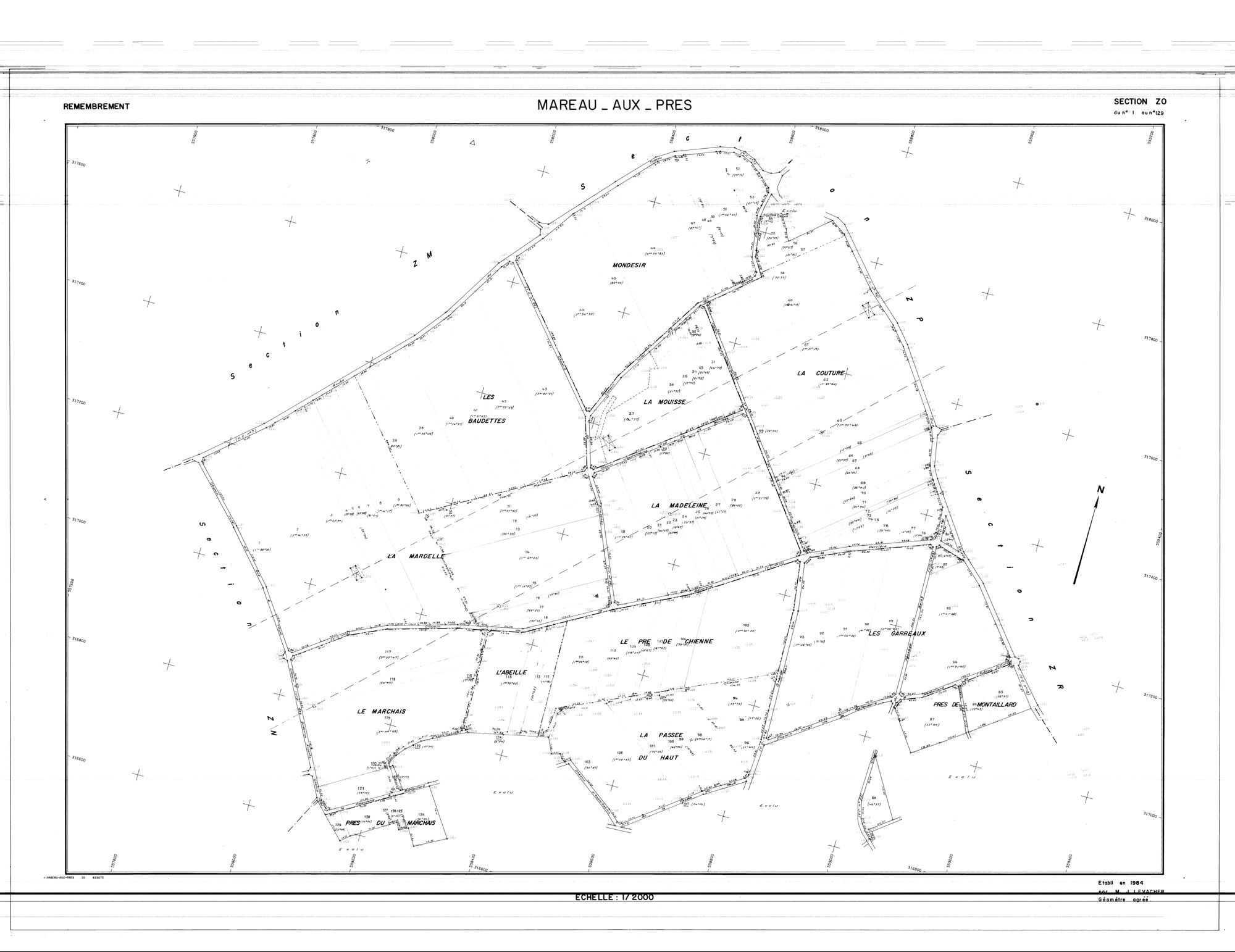 Mareau-aux-Prés - Sections