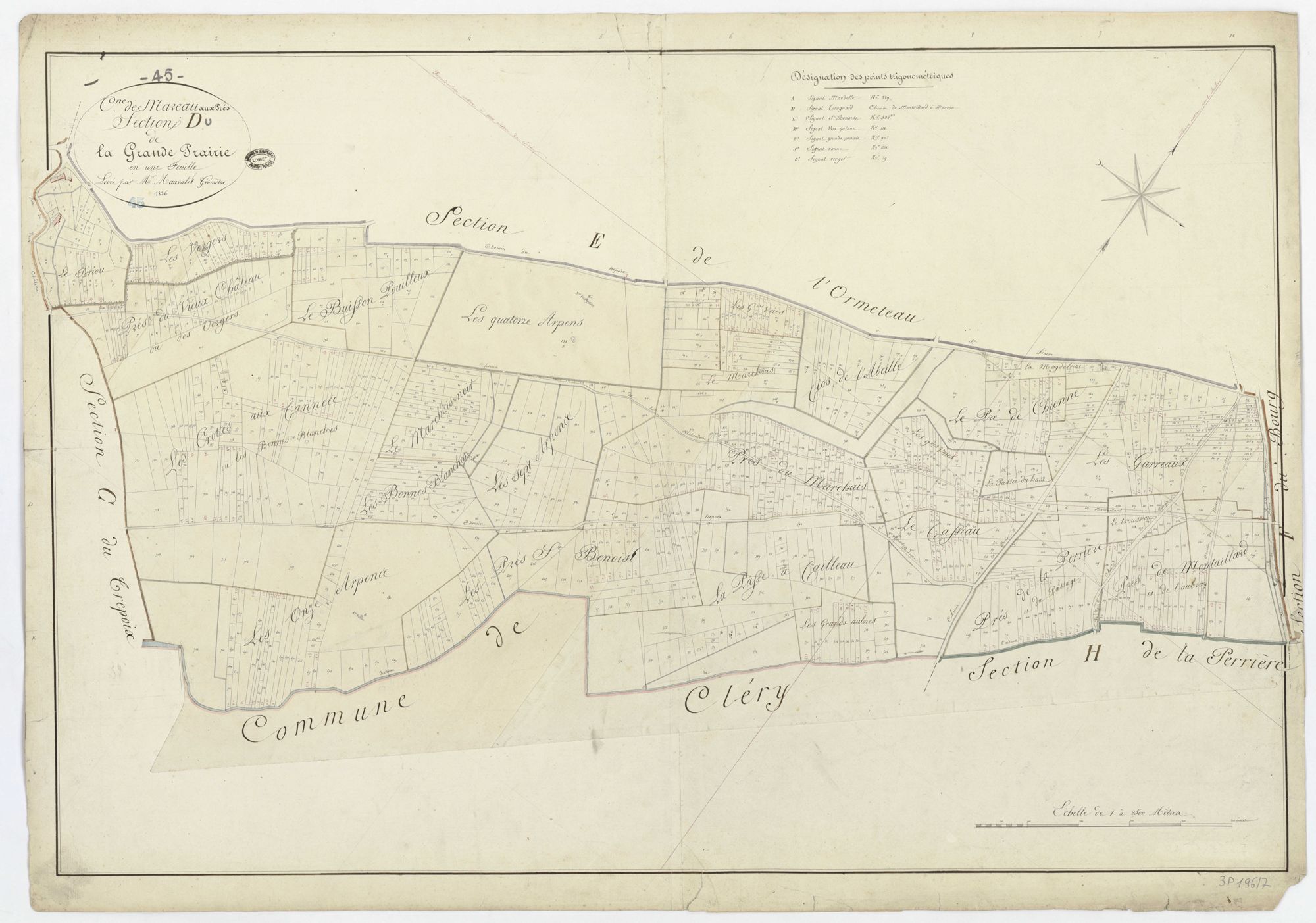 Mareau-aux-Prés - Sections
