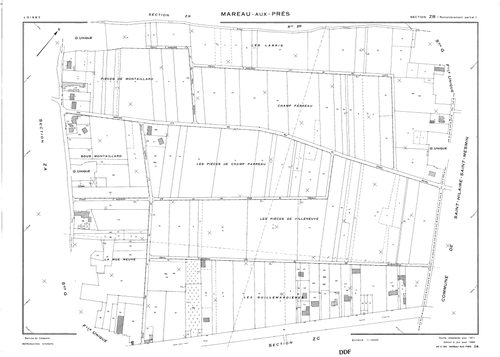 Mareau-aux-Prés - Sections