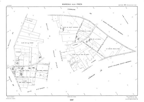 Mareau-aux-Prés - Sections