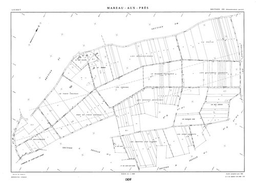 Mareau-aux-Prés - Sections