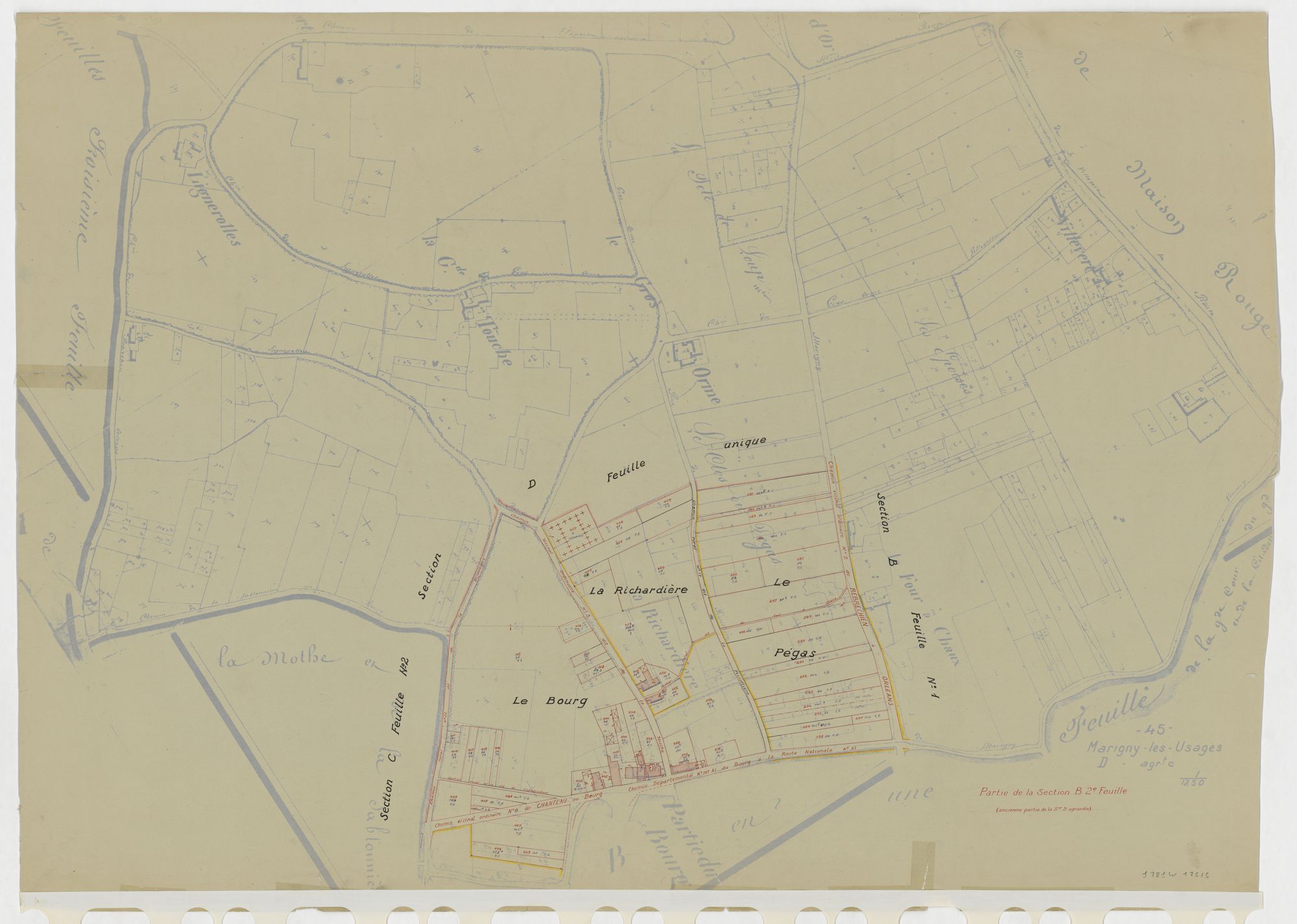 Marigny-les-Usages - Sections