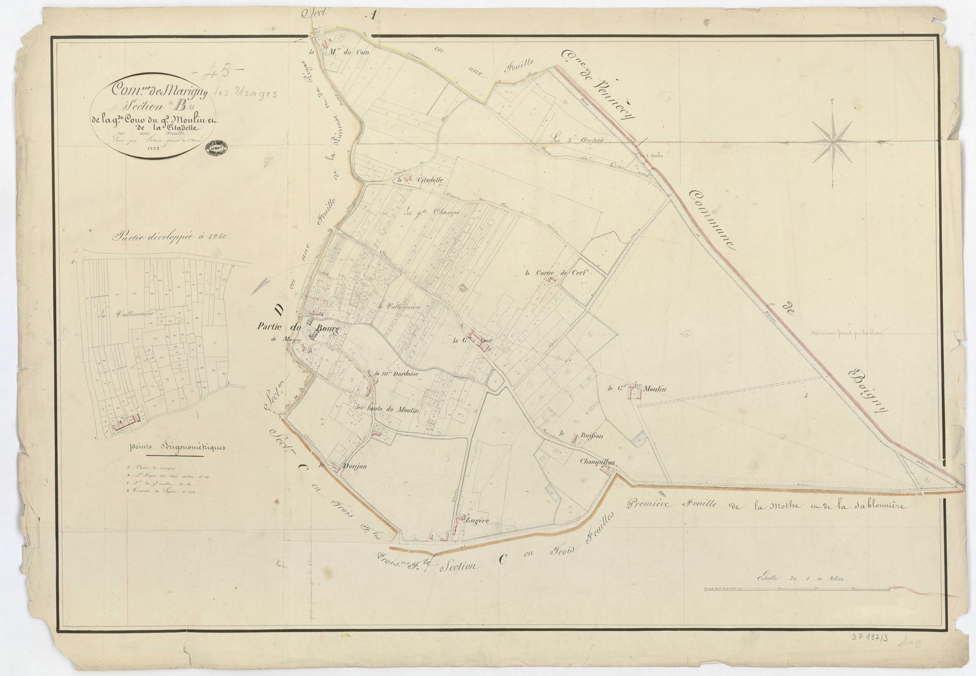 Marigny-les-Usages - Sections