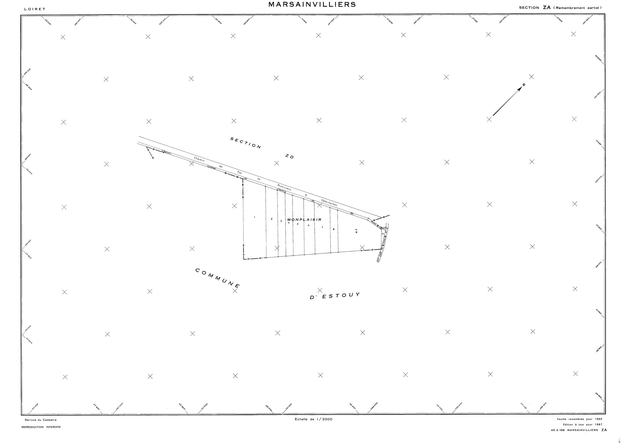Marsainvilliers - Sections
