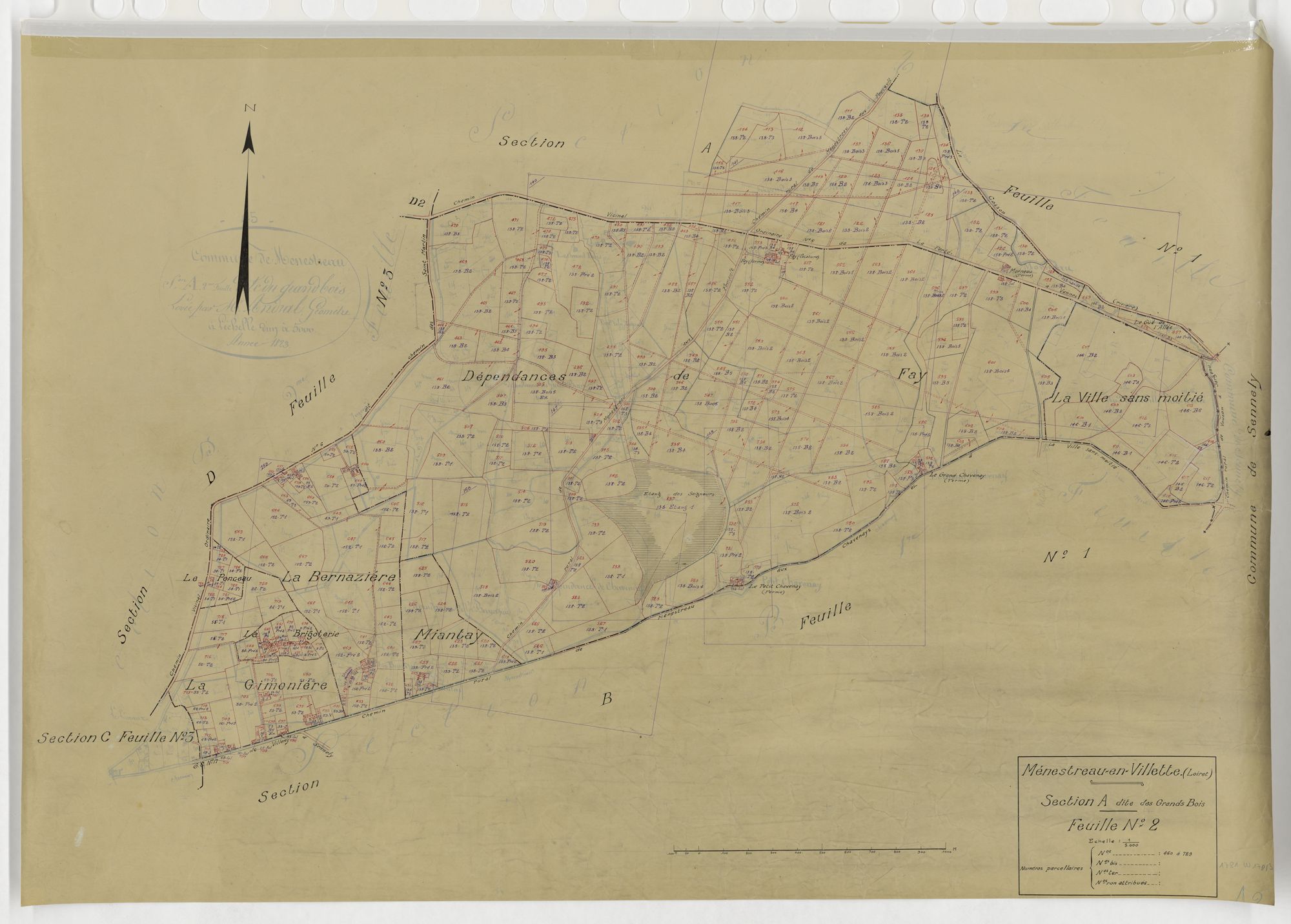 Ménestreau-en-Villette - Sections