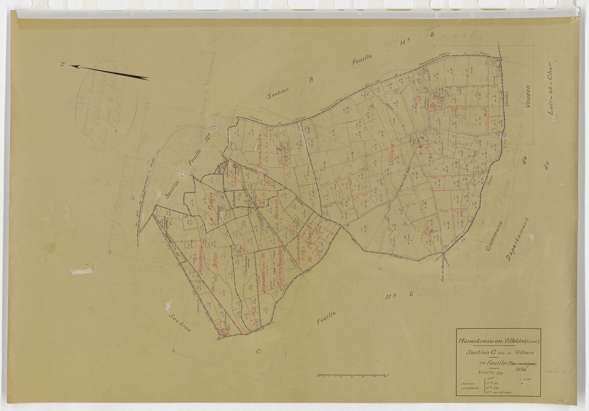 Ménestreau-en-Villette - Sections