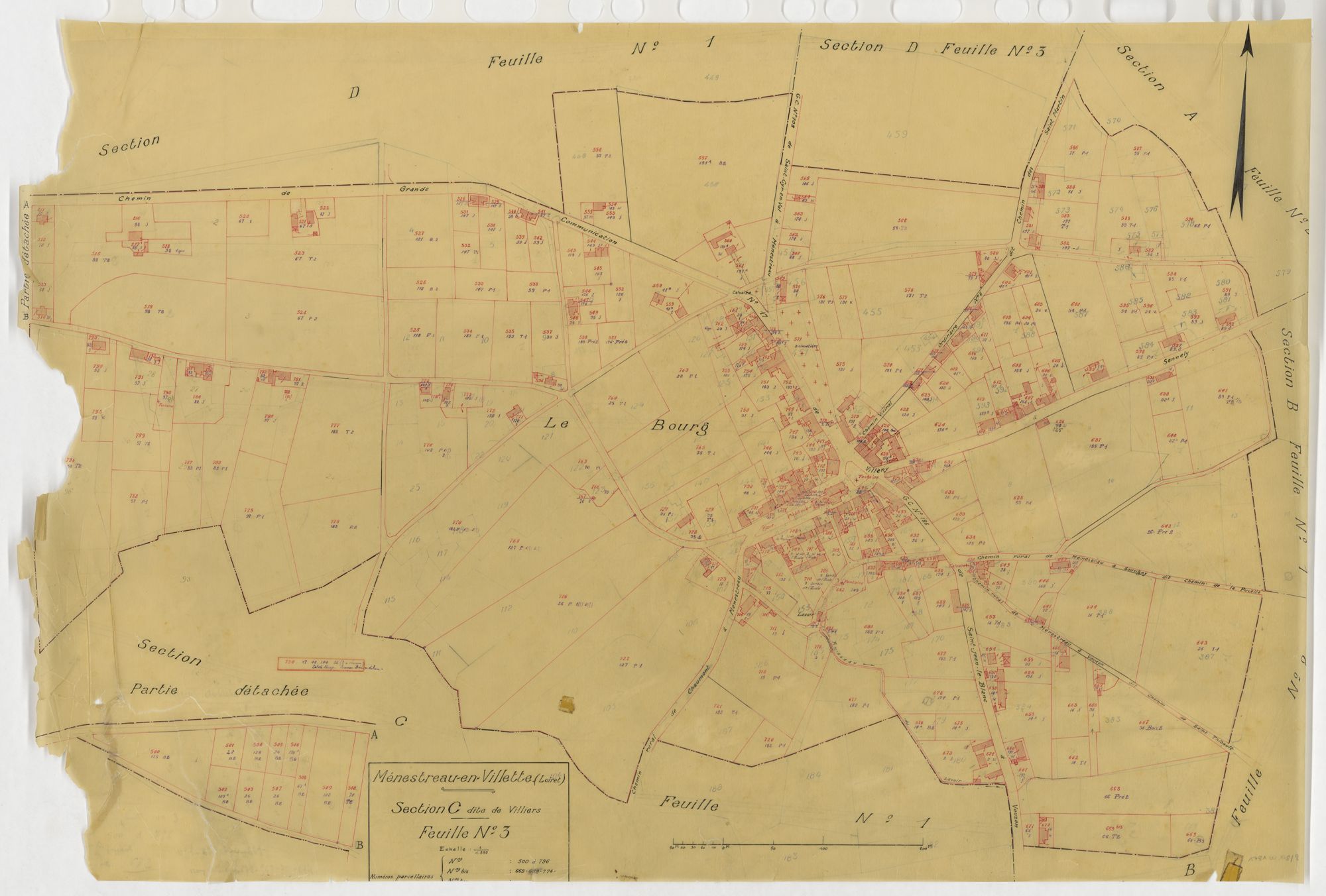 Ménestreau-en-Villette - Sections