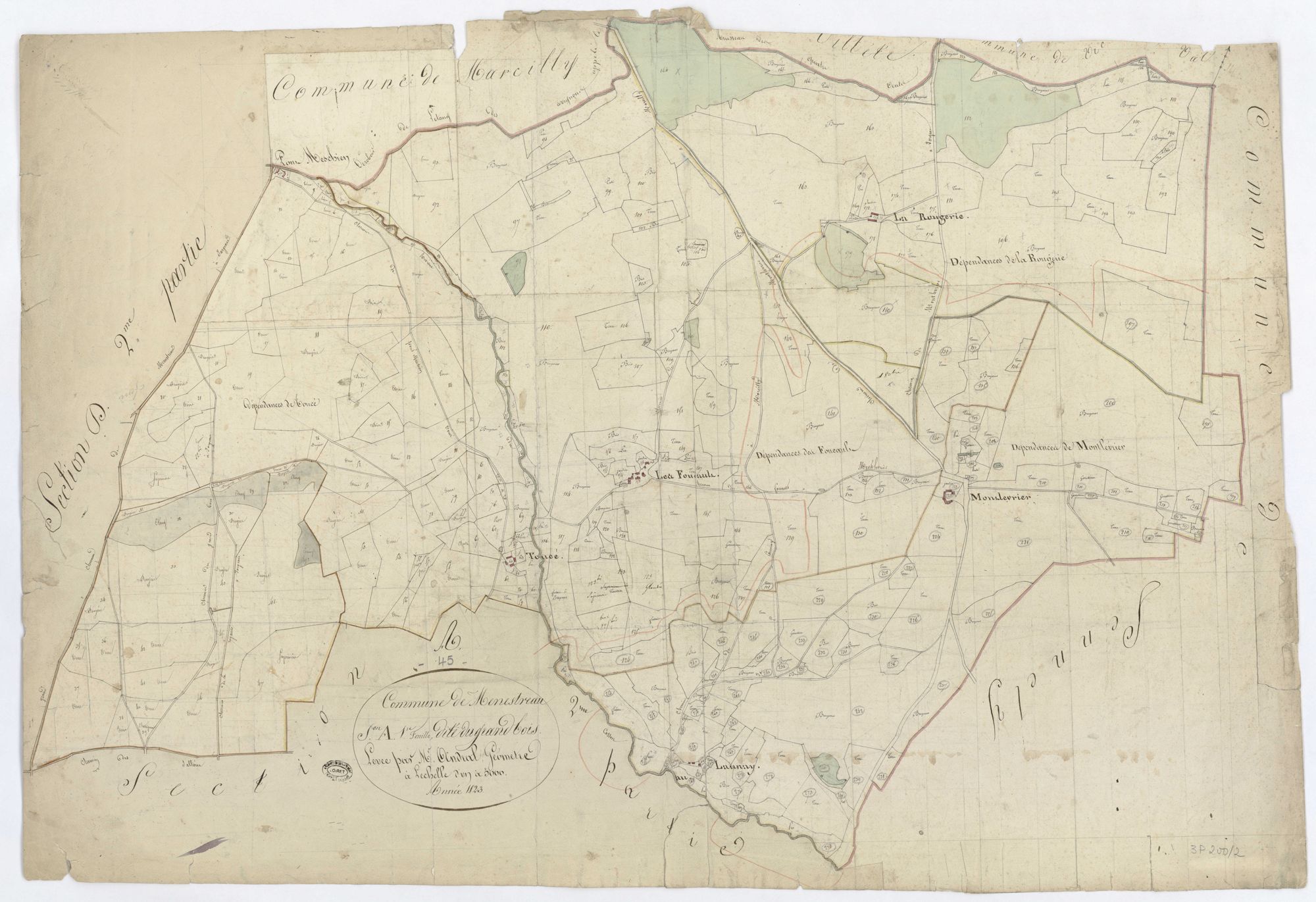 Ménestreau-en-Villette - Sections