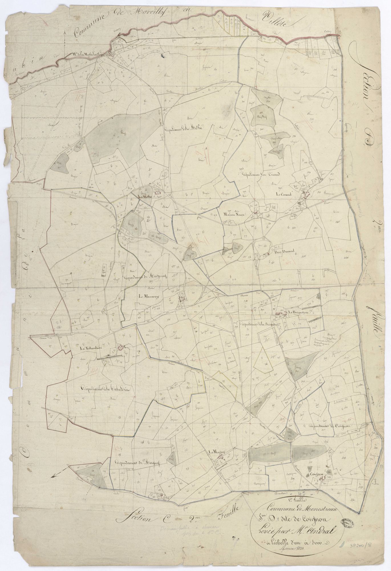 Ménestreau-en-Villette - Sections