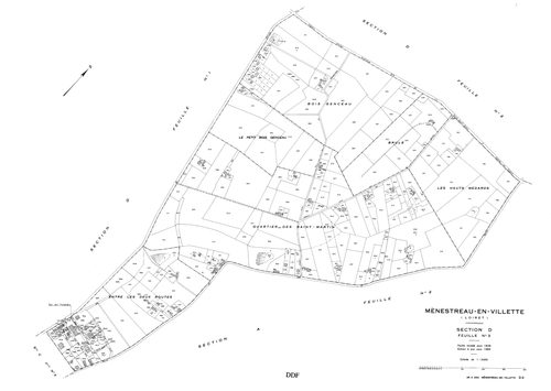 Ménestreau-en-Villette - Sections