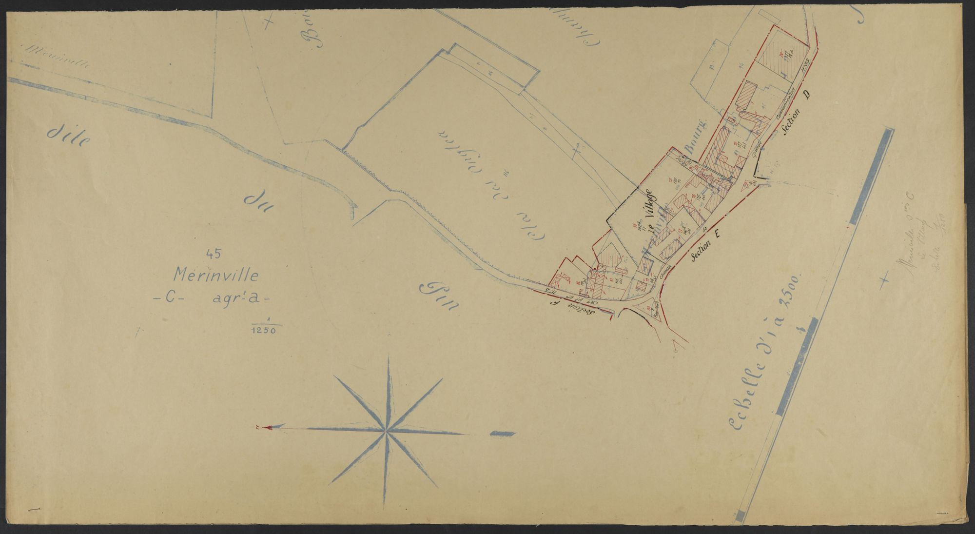 Mérinville - Sections