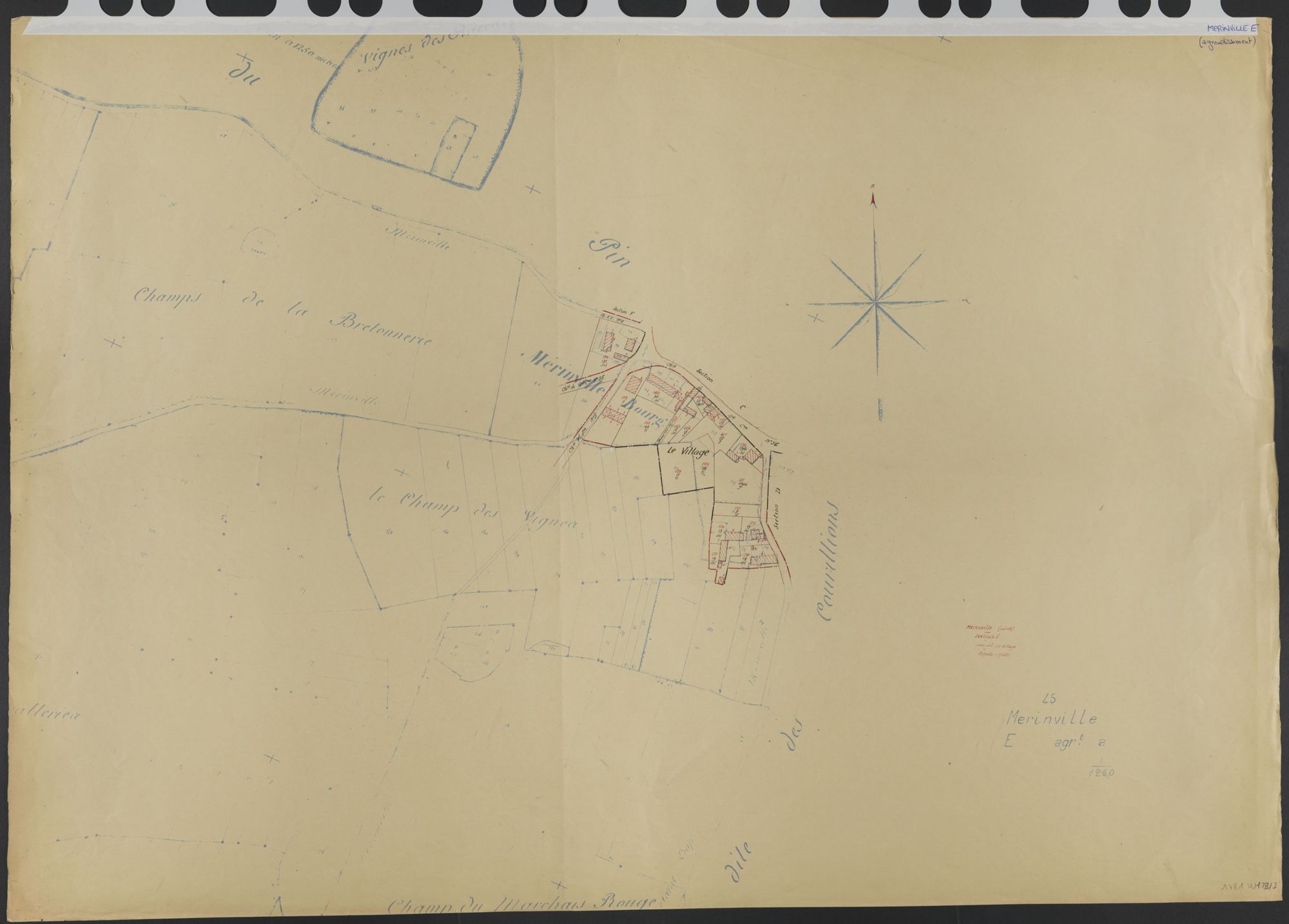 Mérinville - Sections