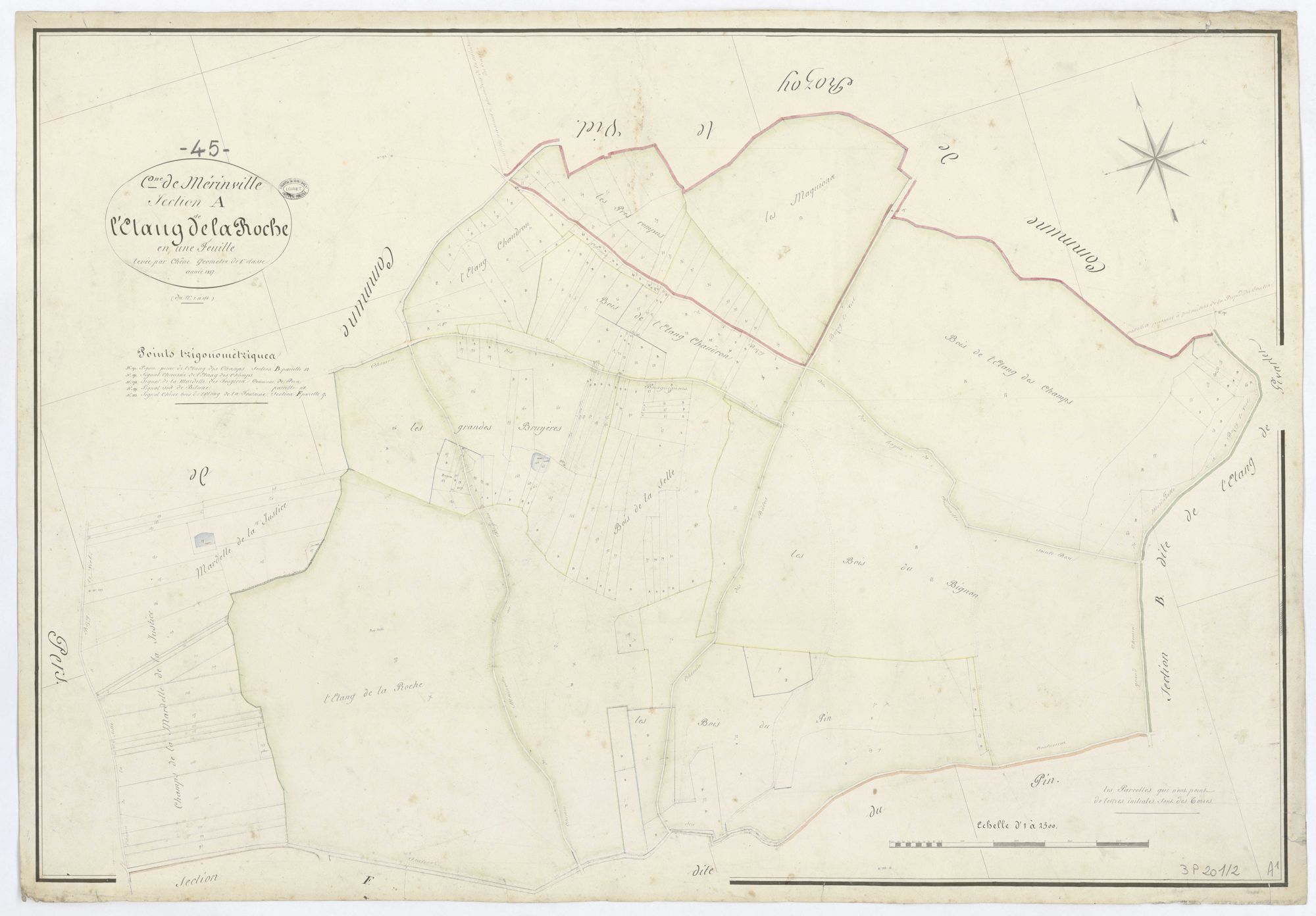 Mérinville - Sections