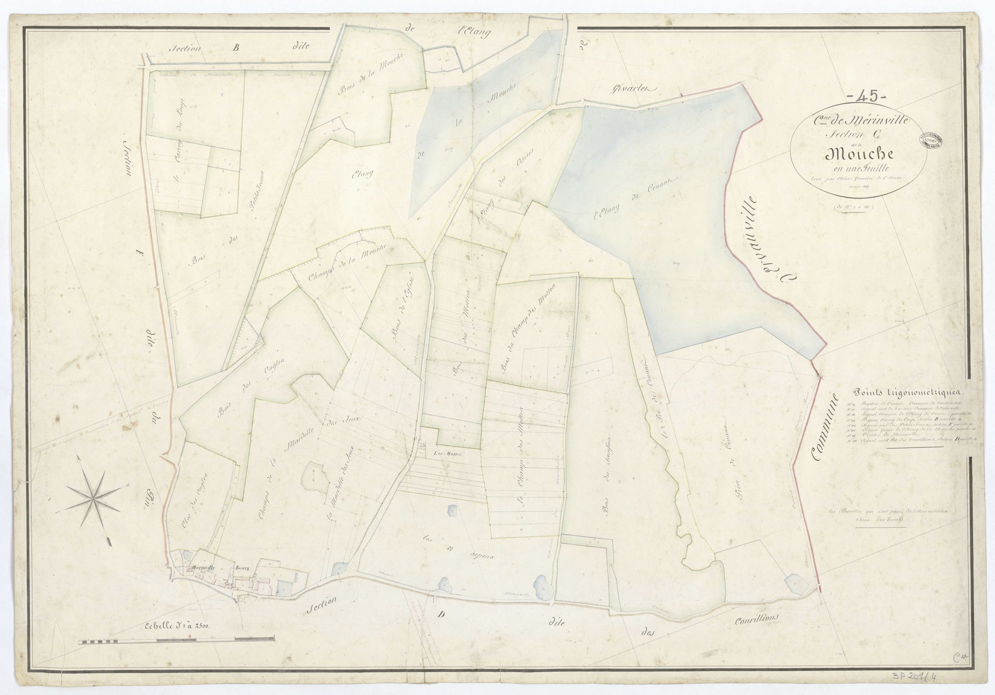 Mérinville - Sections