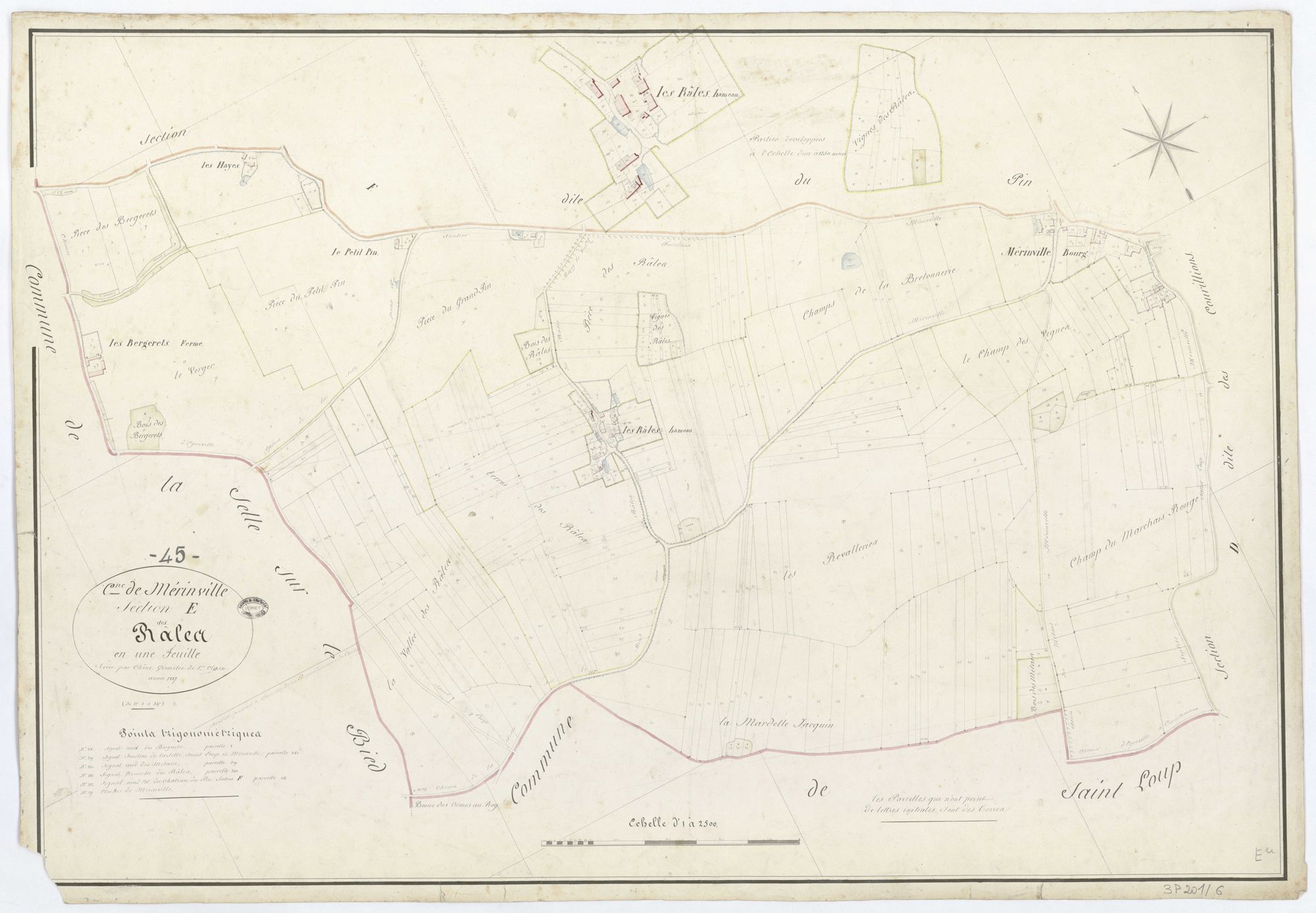 Mérinville - Sections