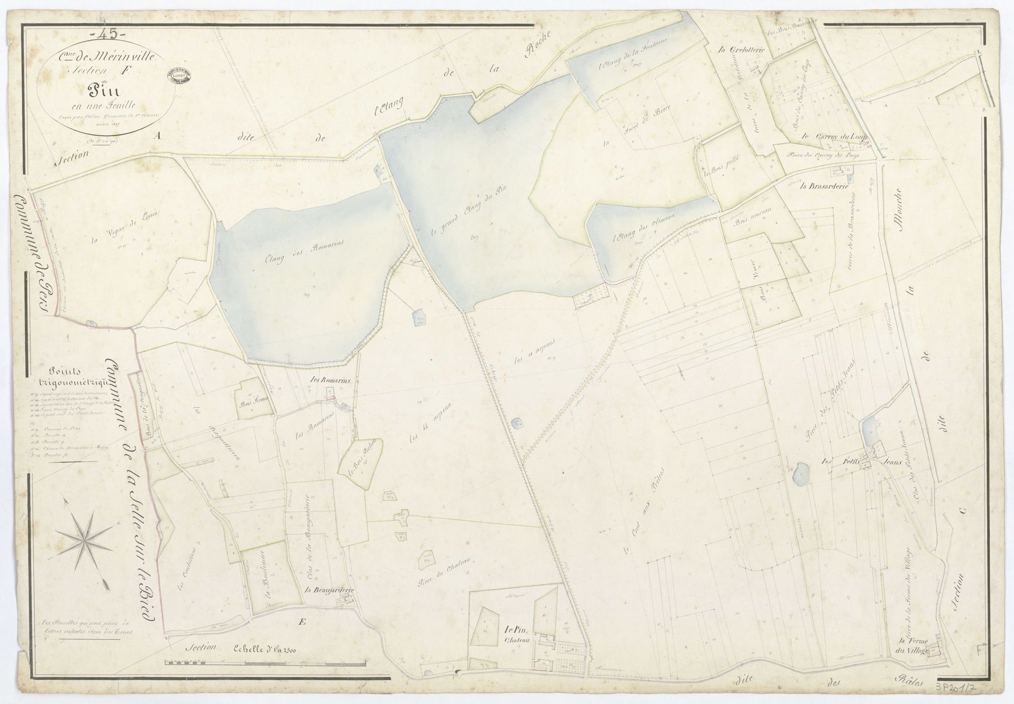 Mérinville - Sections