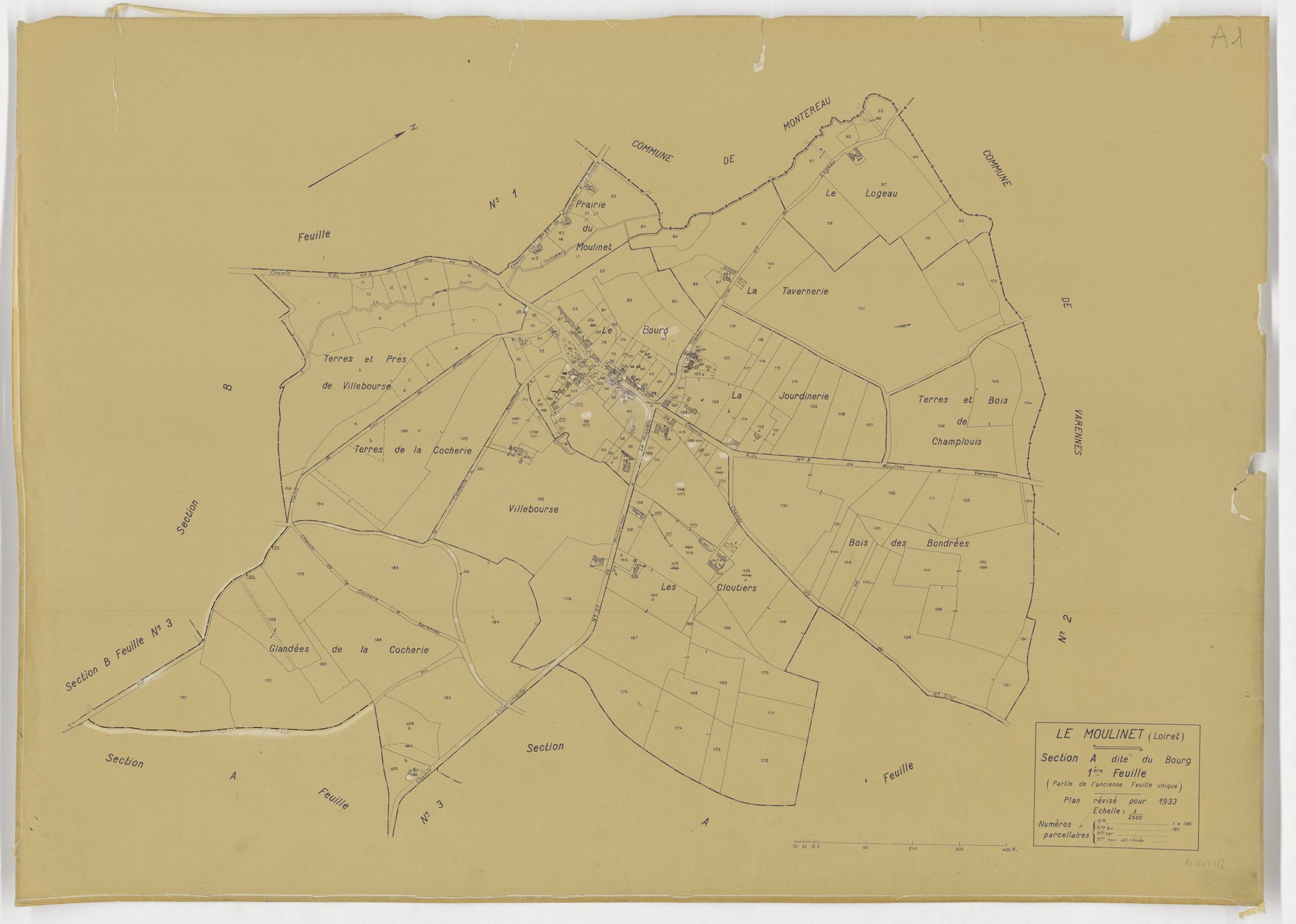 Le Moulinet-sur-Solin - Sections