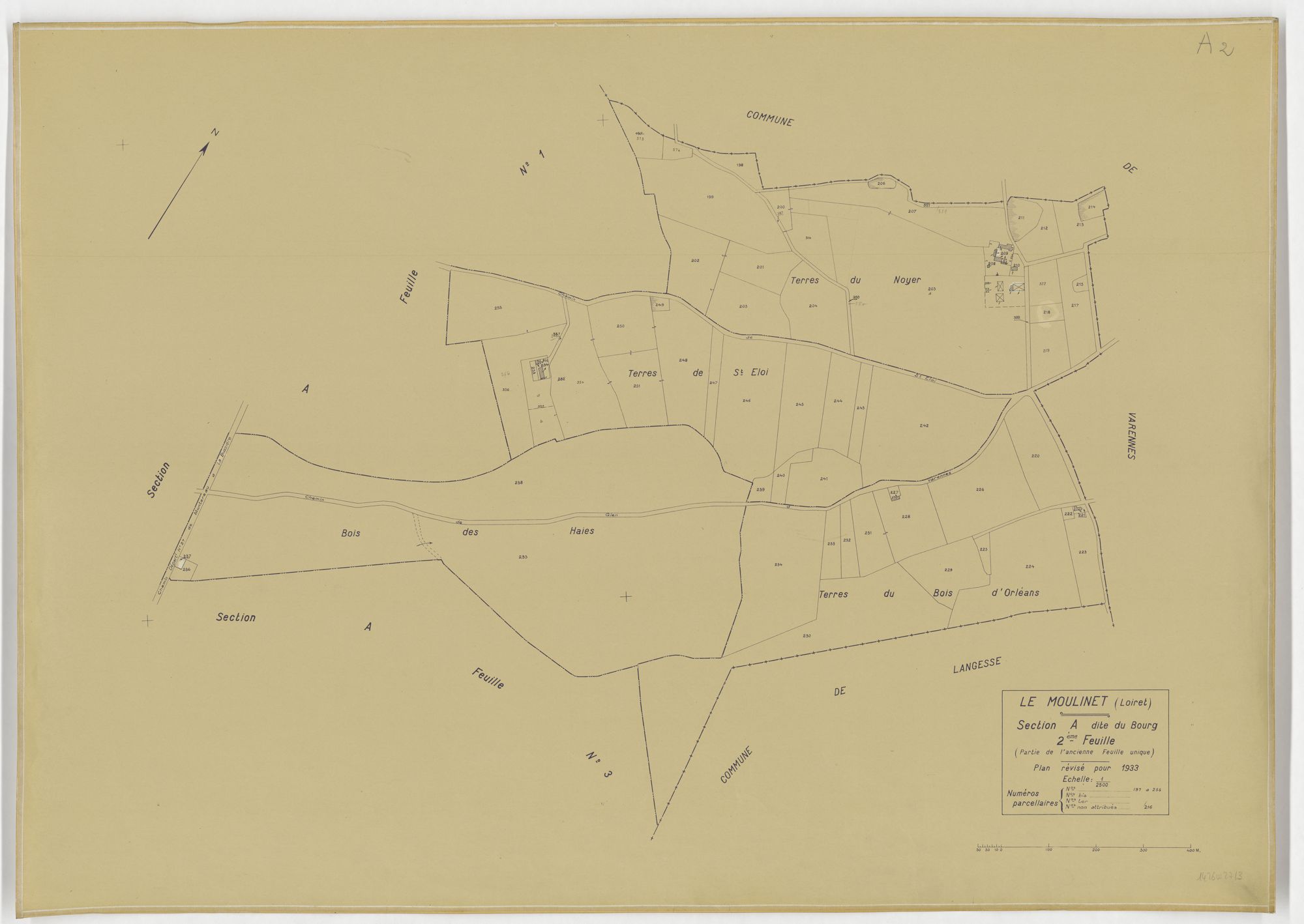 Le Moulinet-sur-Solin - Sections
