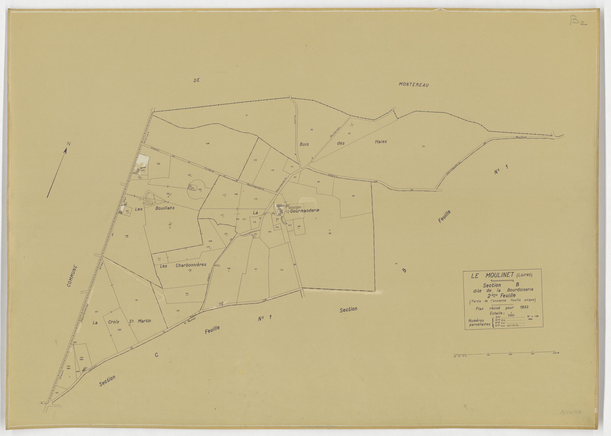Le Moulinet-sur-Solin - Sections