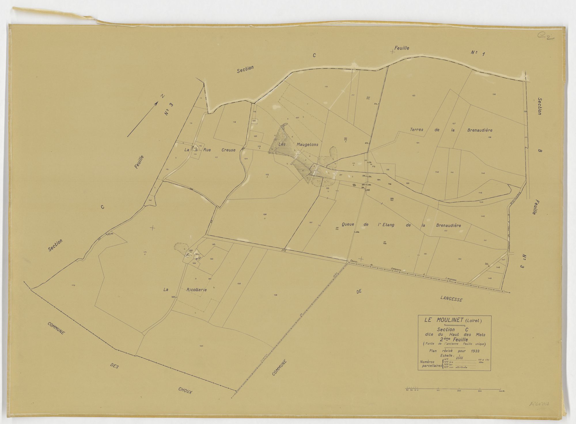 Le Moulinet-sur-Solin - Sections