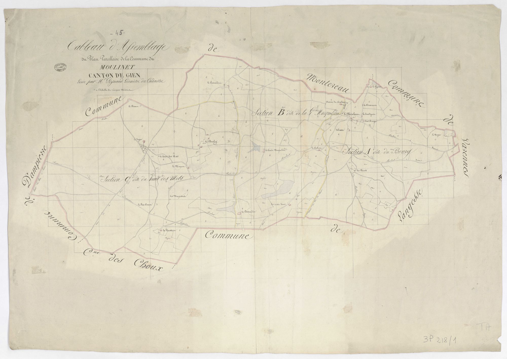 Le Moulinet-sur-Solin - Tableau d'assemblage