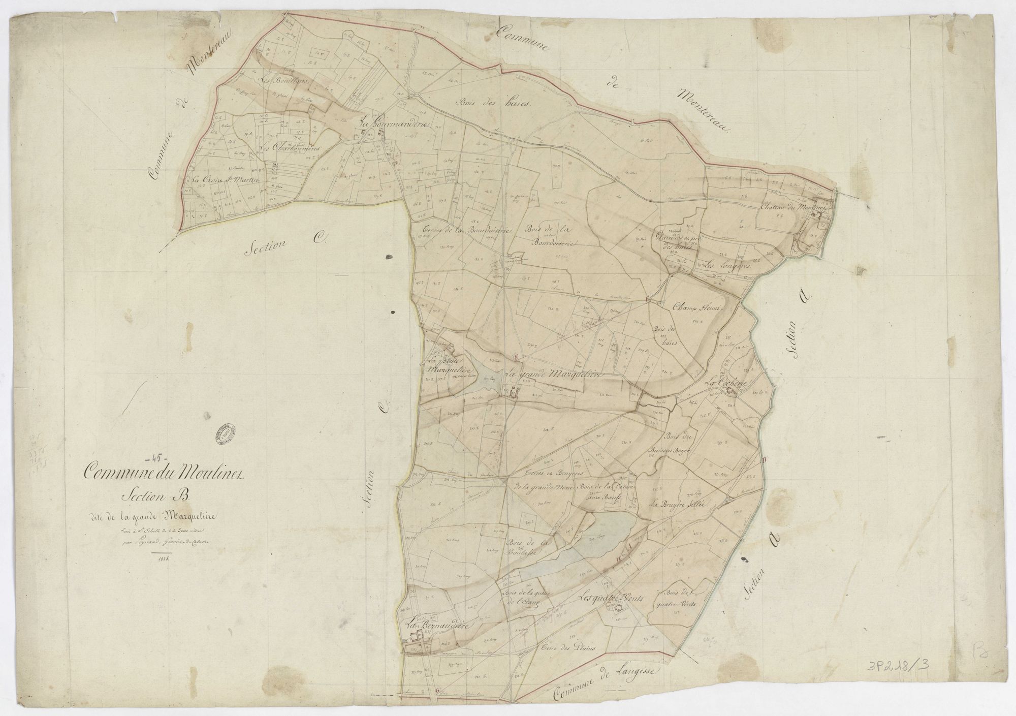 Le Moulinet-sur-Solin - Sections