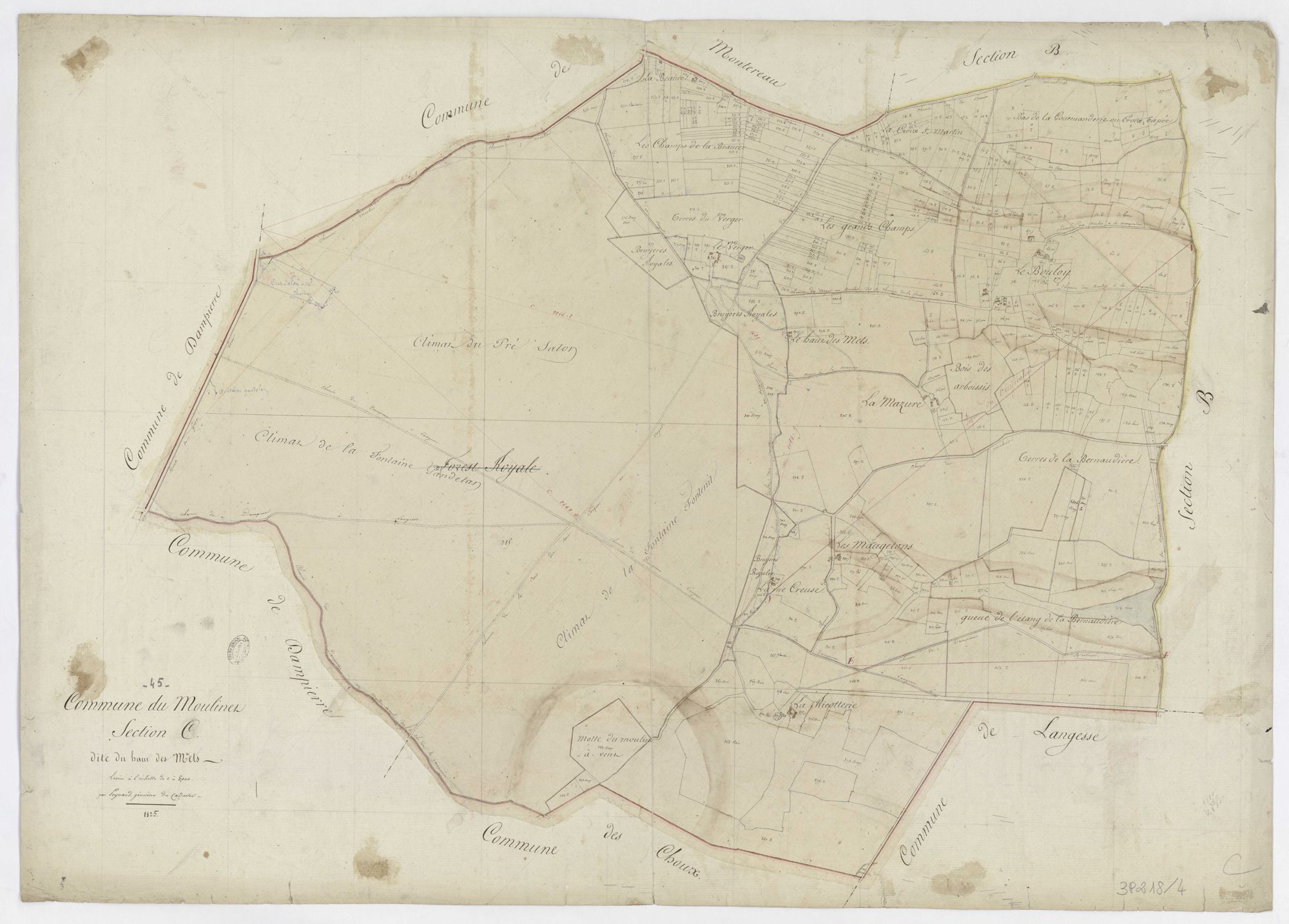 Le Moulinet-sur-Solin - Sections