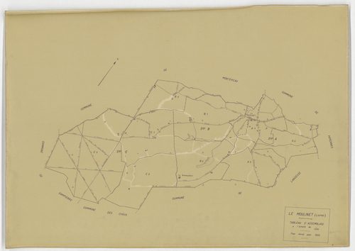 Le Moulinet-sur-Solin - Tableau d'assemblage